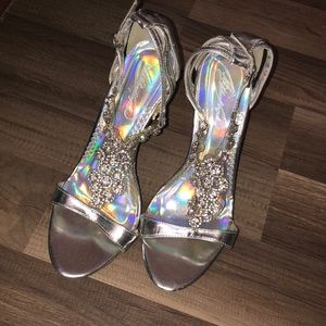 Michaelangelo Silver Heels